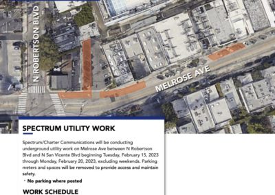 Spectrum Utility Work February 15 – 20, 2023