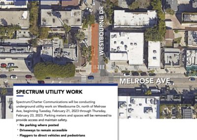 Spectrum Utility Work February 21 – 23, 2023
