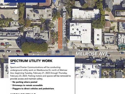 Spectrum Utility Work February 21 – 23, 2023