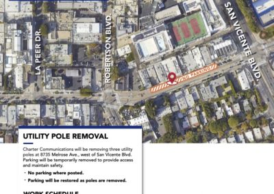 Construction Alert: Utility Pole Removal May 22-24, 2023